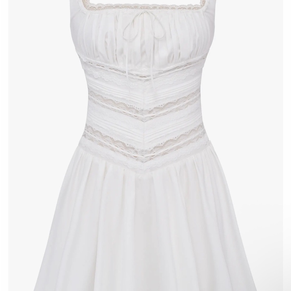 House of CB Tiffani Lace Trim Minidress